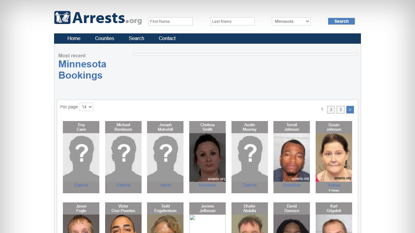 Minnesota Arrests and Inmate Search